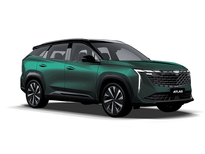 Geely Atlas New Зеленый металлик